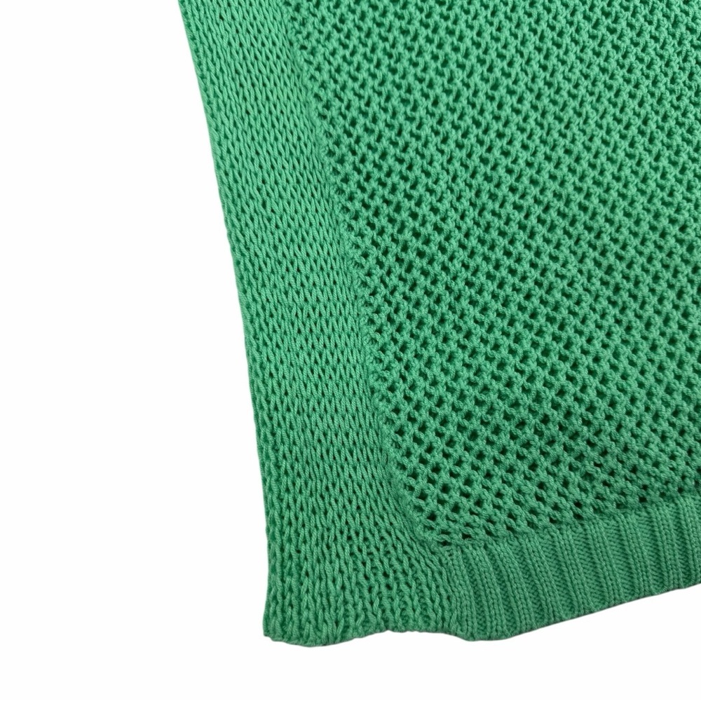 Wooden Ships Women’s Cotton Blend Emma Polo Sweater Vest In Verdigris Size M/L - Picture 3 of 9